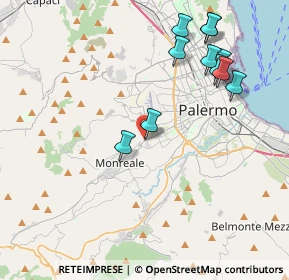 Mappa C.so Calatafimi, 90132 Palermo PA, Italia (4.86818)