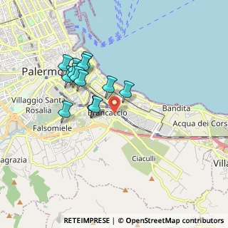 Mappa Via Francesco Panzera, 90124 Palermo PA, Italia (1.77538)