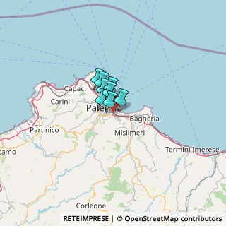 Mappa Via Francesco Panzera, 90124 Palermo PA, Italia (19.01818)