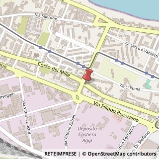 Mappa Corso dei Mille,  1033, 90122 Palermo, Palermo (Sicilia)