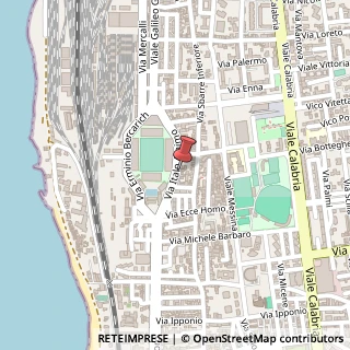 Mappa Via Italo Alaimo, 33, 89129 Reggio di Calabria, Reggio di Calabria (Calabria)