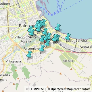 Mappa 12-22, 90124 Palermo PA, Italia (1.383)