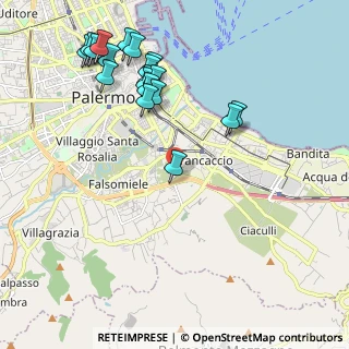 Mappa 12-22, 90124 Palermo PA, Italia (2.59789)