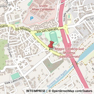 Mappa Via Modena Chiesa, 58, 89132 Reggio di Calabria, Reggio di Calabria (Calabria)