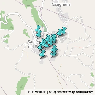 Mappa Strada Provinciale Nuova da Sant'Agata del Bianco, 89030 Caraffa del Bianco RC, Italia (0.20455)