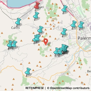 Mappa Contrada Pietre Lunghe, 90046 Monreale PA, Italia (5.3515)