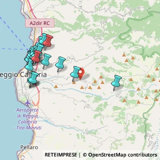 Mappa Via Calvario, 89135 Reggio di Calabria RC, Italia (5.511)