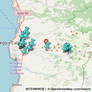 Mappa Via Calvario, 89135 Reggio di Calabria RC, Italia (4.5515)