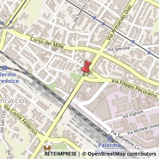 Mappa Via Emiro Giafar, 22, 90124 Palermo, Palermo (Sicilia)