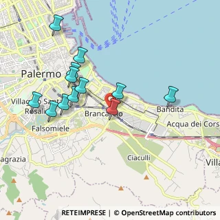 Mappa Via Giorgio Santangelo, 90124 Palermo PA, Italia (2.11167)