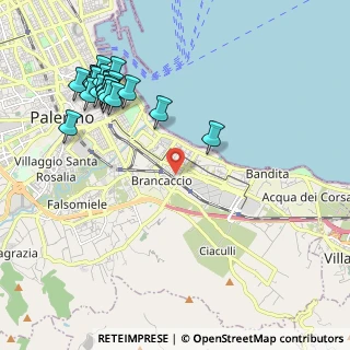 Mappa Fondo Piazzese, 90124 Palermo PA, Italia (2.7105)