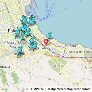 Mappa Fondo Piazzese, 90124 Palermo PA, Italia (2.55)