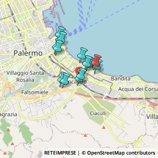 Mappa Fondo Piazzese, 90124 Palermo PA, Italia (1.24846)