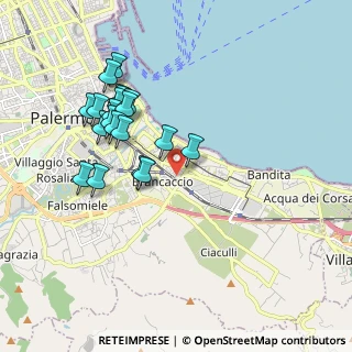 Mappa Fondo Piazzese, 90124 Palermo PA, Italia (2.0585)