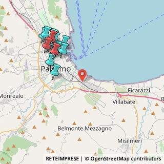 Mappa Fondo Piazzese, 90124 Palermo PA, Italia (4.99923)