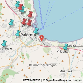 Mappa Fondo Piazzese, 90124 Palermo PA, Italia (6.69667)