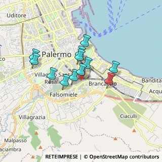 Mappa Villabate, 90124 Palermo PA, Italia (1.48417)