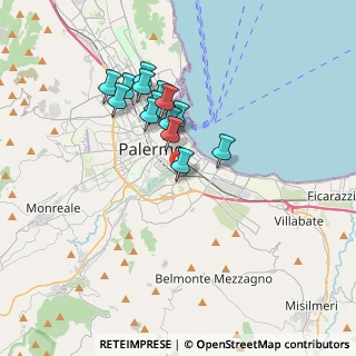 Mappa Villabate, 90124 Palermo PA, Italia (3.28714)