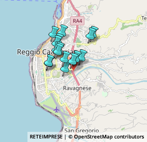 Mappa Via Carrera Ii, 89122 Reggio di Calabria RC, Italia (1.22588)