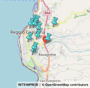 Mappa Via Carrera Ii, 89122 Reggio di Calabria RC, Italia (1.55818)