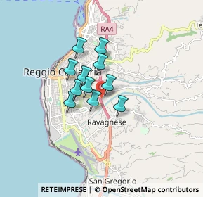 Mappa Via Carrera Ii, 89122 Reggio di Calabria RC, Italia (1.16818)