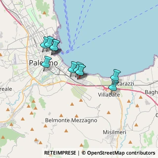 Mappa Via Enrico Mattei, 90123 Palermo PA, Italia (3.2125)