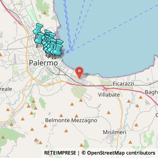 Mappa Via Enrico Mattei, 90123 Palermo PA, Italia (5.14882)