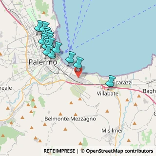Mappa Via Enrico Mattei, 90123 Palermo PA, Italia (4.802)