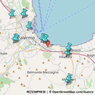 Mappa Via Enrico Mattei, 90123 Palermo PA, Italia (5.52643)