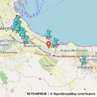 Mappa Via Enrico Mattei, 90123 Palermo PA, Italia (2.95818)