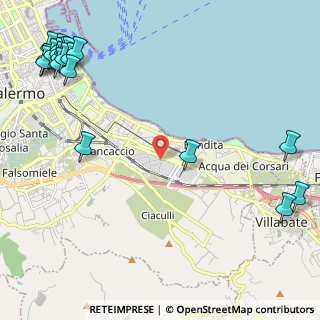 Mappa Via Enrico Mattei, 90123 Palermo PA, Italia (3.853)