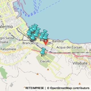 Mappa Via Enrico Mattei, 90123 Palermo PA, Italia (1.41385)