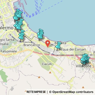 Mappa Via Enrico Mattei, 90123 Palermo PA, Italia (3.282)