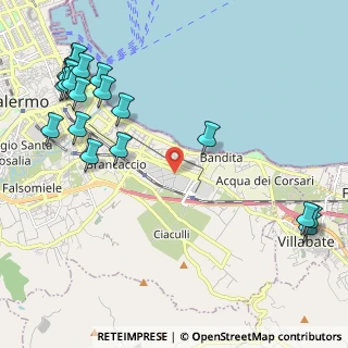 Mappa Via Enrico Mattei, 90123 Palermo PA, Italia (3.228)