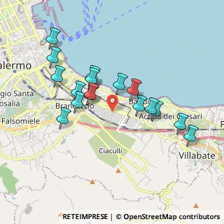 Mappa Via Enrico Mattei, 90123 Palermo PA, Italia (1.93647)