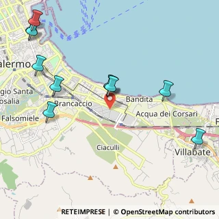 Mappa Via Enrico Mattei, 90123 Palermo PA, Italia (2.83636)