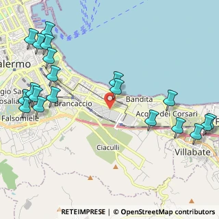 Mappa Via Enrico Mattei, 90123 Palermo PA, Italia (3.2195)