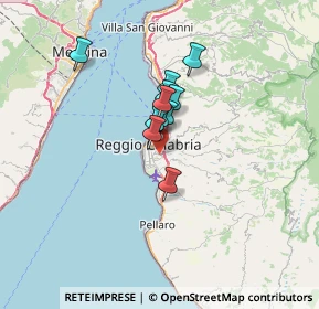 Mappa 89100 Reggio di Calabria RC, Italia (4.67636)