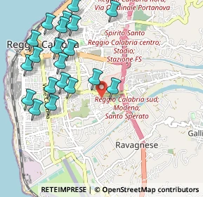 Mappa 89100 Reggio di Calabria RC, Italia (1.3115)