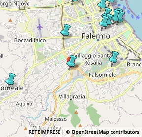 Mappa Via Giovanni Villani, 90129 Palermo PA, Italia (3.20154)