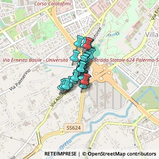 Mappa Via Giovanni Villani, 90129 Palermo PA, Italia (0.21034)