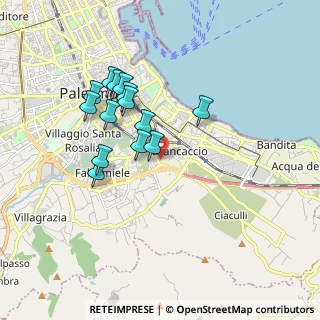Mappa Via Nicolò Alongi, 90124 Palermo PA, Italia (1.77786)