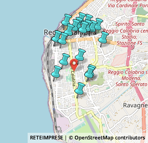 Mappa Via Botteghelle, 89129 Reggio di Calabria RC, Italia (0.9075)