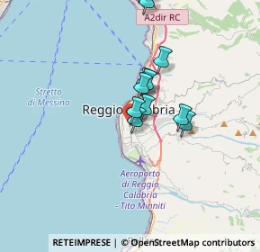 Mappa Via Botteghelle, 89129 Reggio di Calabria RC, Italia (3.85538)