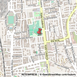 Mappa Via Stadio A Monte, 5, 89129 Reggio di Calabria, Reggio di Calabria (Calabria)