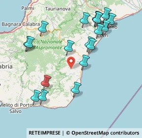 Mappa Via Mezzatesta, 89030 Caraffa del Bianco RC, Italia (19.8005)