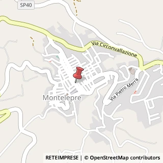 Mappa Via F. sco Purpura, 24, 90040 Montelepre PA, Italia, 90040 Montelepre, Palermo (Sicilia)