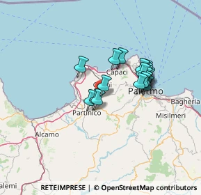Mappa Localita' Presti, 90040 Montelepre PA, Italia (11.887)