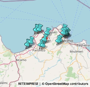 Mappa Localita' Presti, 90040 Montelepre PA, Italia (11.416)