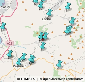 Mappa Localita' Presti, 90040 Montelepre PA, Italia (5.503)